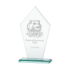 Victory Jade Glass Award 195mm  (8mm Thick)