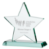 Galaxy Star Jade Glass Award 170mm  (12mm Thick)