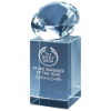 Diamond Tower Glass Award 100mm  (50mm Width)