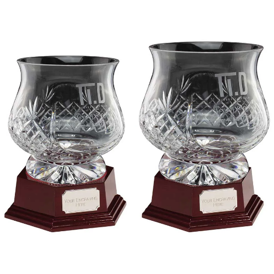 Lindisfarne Saint Finan Crystal Vase