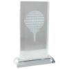 Motivation Golf Crystal Award 165mm (20mm Width)