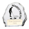 Mystique Nearest The Pin Glass Award 75mm