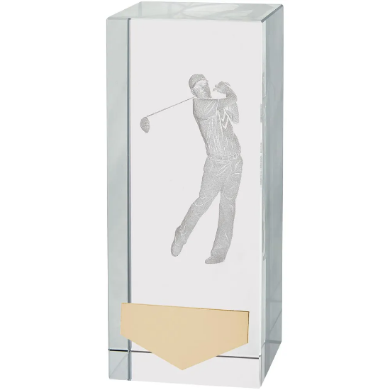 Inverness Golf Male Crystal Award 120mm  (50mm Width)