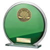 Seismic Golf Circle Plaque Green & Silver 145mm