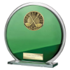 Seismic Golf Longest Drive Plaque Green & Silver 145mm