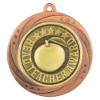 Superstar Head Teacher Medal Bronze 60mm