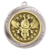 Superstar Bee Medal Silver 60mm