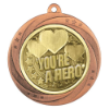 Superstar You're a Hero Medal Bronze 60mm