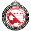 Slipstream Medal Antique Silver 70mm