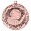 Typhoon Golf Medal Antique Bronze 55mm