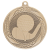 Typhoon Golf Medal Antique Gold 55mm