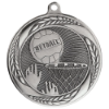 Typhoon Netball Medal Antique Silver 55mm