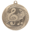 Typhoon Music Medal Antique Gold 55mm