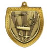 Cobra Gymnastics Shield Medal Gold 75mm