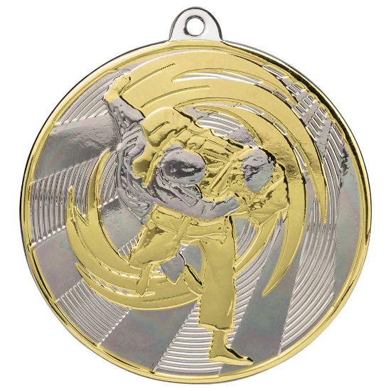 Premiership Judo Medal Gold & Silver 60mm