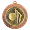 Superstar Cricket Medal Bronze 60mm