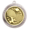 Superstar Table Tennis Medal Silver 60mm