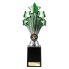 5 Star Trophy Green and Silver 245mm