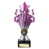 5 Star Trophy Purple and Silver 200mm