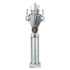 5 Star Multisport Tube Trophy Silver 340mm