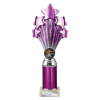 5 Star Multisport Tube Trophy Purple and Silver 265mm