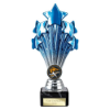5 Star Trophy Blue and Silver 200mm