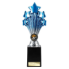 5 Star Trophy Blue and Silver 245mm