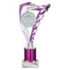 Frenzy Multisport Tube Trophy Silver & Purple 240mm