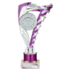 Frenzy Multisport Tube Trophy Silver & Purple 215mm