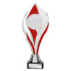 Volcano Trophy Silver & Red 230mm