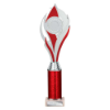 Volcano Multisport Tube Trophy Silver & Red 335mm