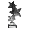 Trinity Star Multisport Plastic Trophy Black & Silver 185mm