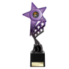 Innov8 Star Plastic Trophy Purple & Black. 250mm