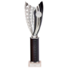 Glamstar Plastic Tube Trophy Black 340mm