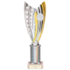 Glamstar Plastic Tube Trophy Silver 290mm