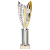Glamstar Plastic Tube Trophy Silver 315mm