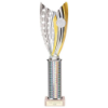 Glamstar Plastic Tube Trophy Silver 340mm