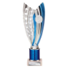 Glamstar Plastic Tube Trophy Blue 290mm
