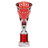 Cobra Star Multisport Tube Trophy Silver & Red 255mm
