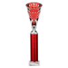 Cobra Star Multisport Tube Trophy Silver & Red 380mm