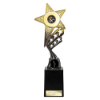 Innov8 Star Plastic Trophy Gold & Black 275mm