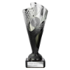 Rodeo Trophy Silver & Black 185mm