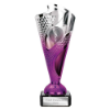 Rodeo Trophy Silver & Purple 185mm
