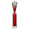 Rodeo Multisport Tube Trophy Silver & Red 340mm