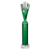 Rodeo Multisport Tube Trophy Silver & Green 365mm