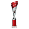 Predator Multisport Tube Trophy Silver & Red 310mm