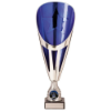 Rising Stars Deluxe Plastic Lazer Cup Silver & Blue 295mm