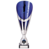 Rising Stars Deluxe Plastic Lazer Cup Silver & Blue 305mm