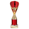 Rising Stars Plastic Trophy Red 230mm