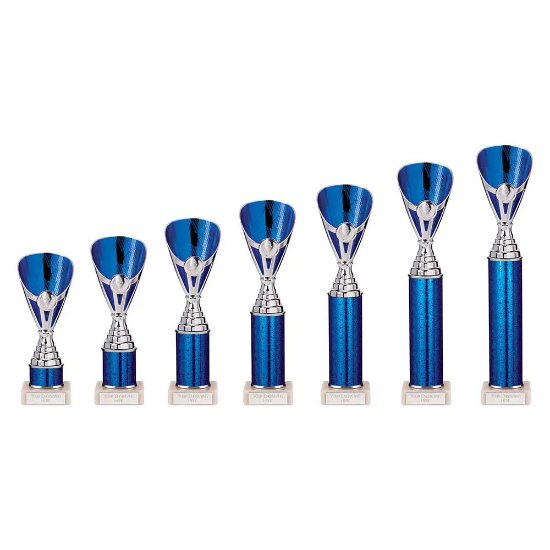 Rising Stars Plastic Trophy Blue